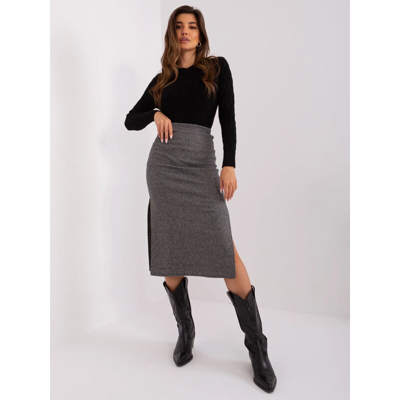 FPrice Sukně LK SD 509400.87P šedá černá