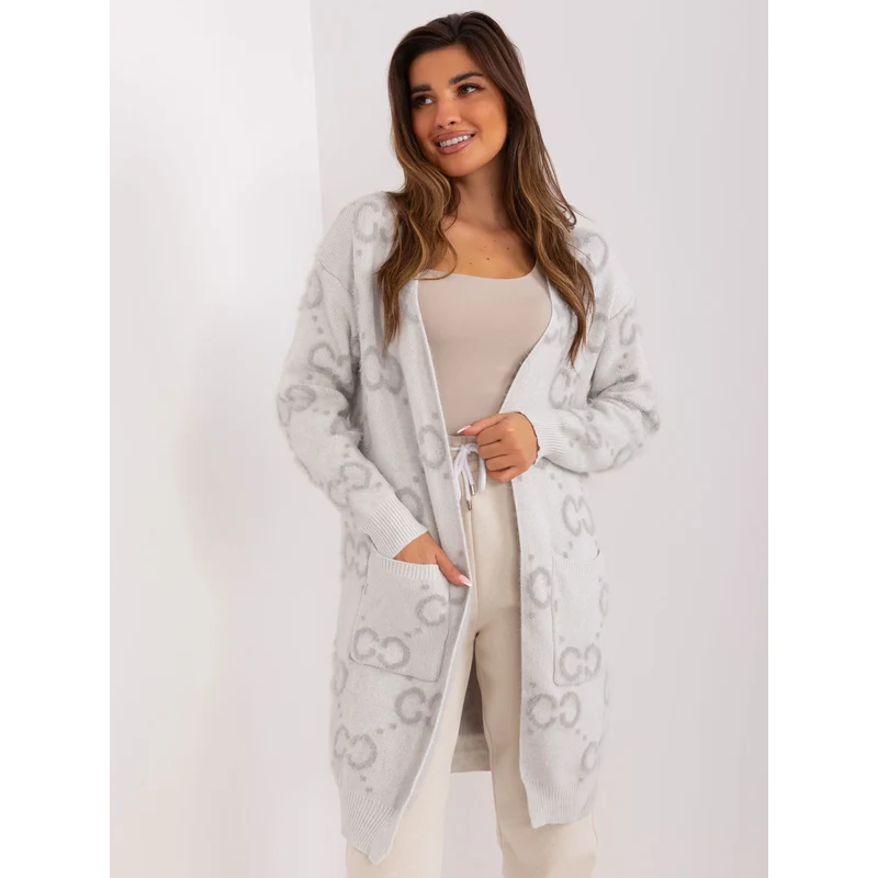 Sweter AT SW jasny szary model 19040758 - FPrice