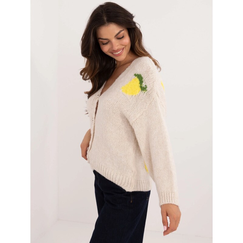 FPrice Jumper MI SW 2108.92 světle béžový