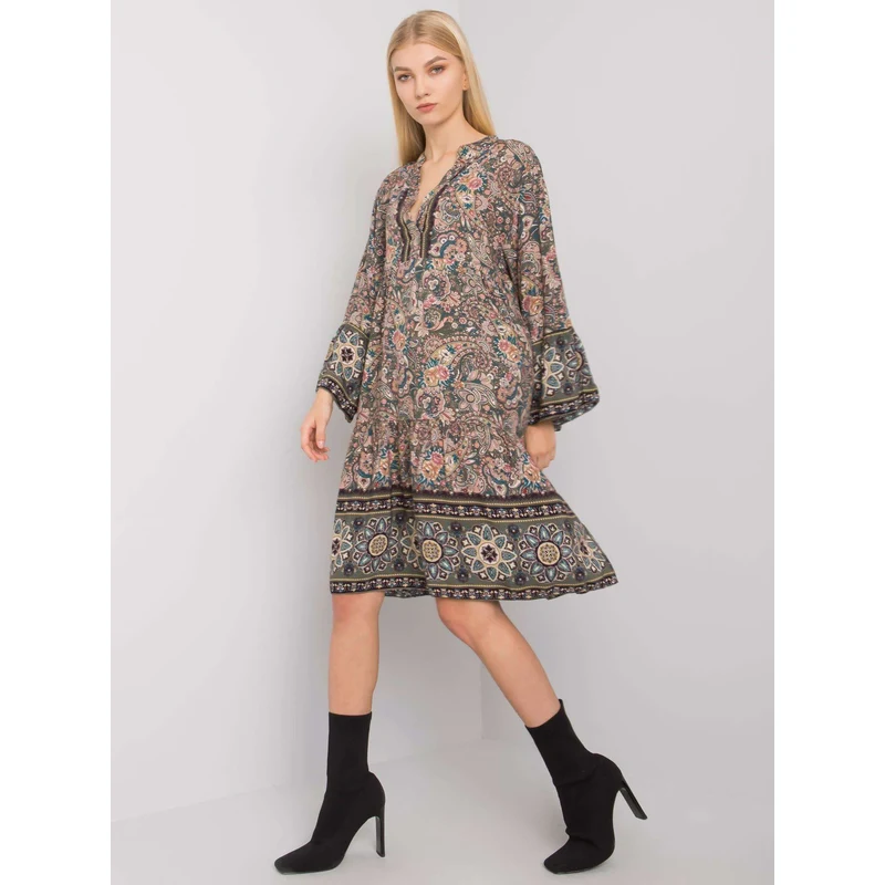 FPrice TW SK BI 5S0118B.25 khaki šaty