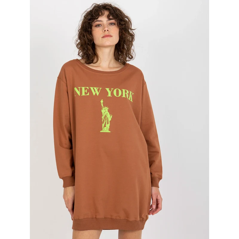 Mikina VI BL model 20742211 hnědá a zelená - FPrice