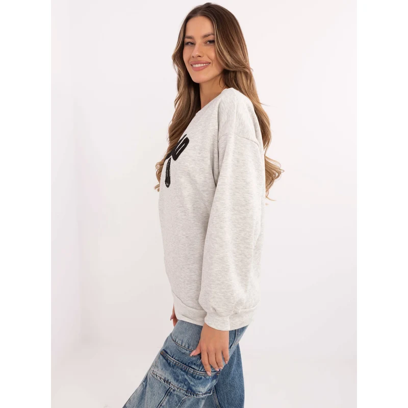 Mikina EM BL 617 model 20811730 světle šedá - FPrice