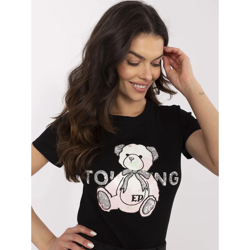 FPrice Tričko NM TS JX 09328.65P černo-růžové