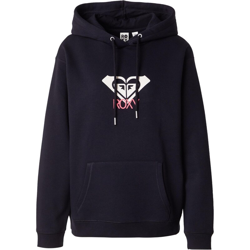 ROXY Mikina Surf Stocked Brushed Art růžová / černá / bílá 107945164