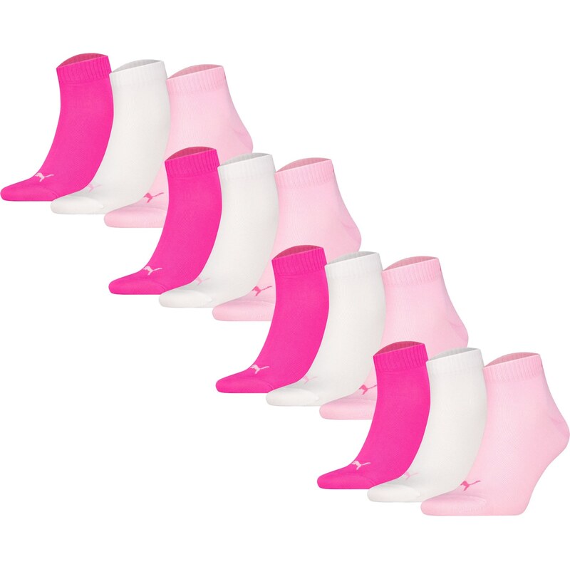 PUMA Ponožky pink / růžová / bílá 109134064