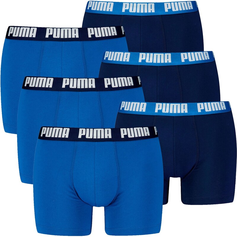 PUMA Boxerky modrá / námořnická modř / bílá