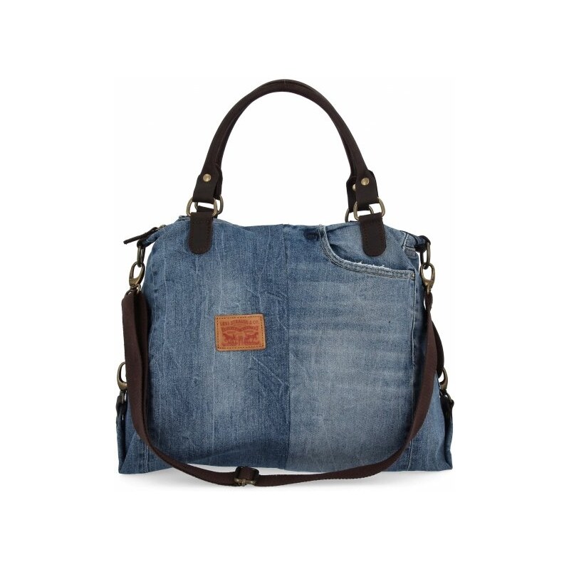 Dámská kabelka shopper bag Vittoria Gotti jeans 571