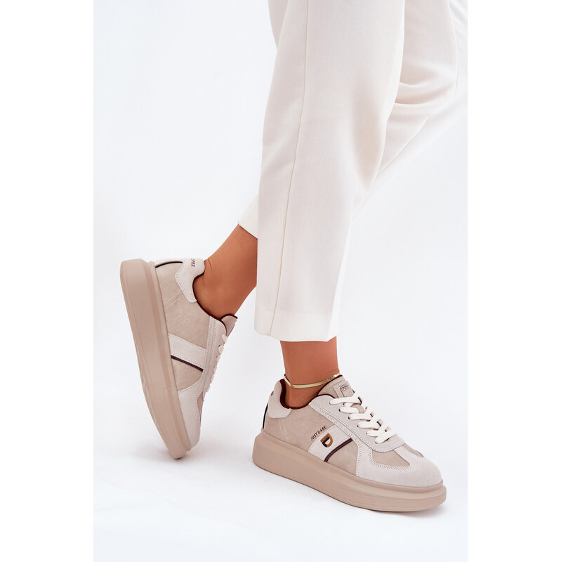 Daniel Lopez Just Dare BIG STAR SHOES Dámské Kožené Tenisky Na