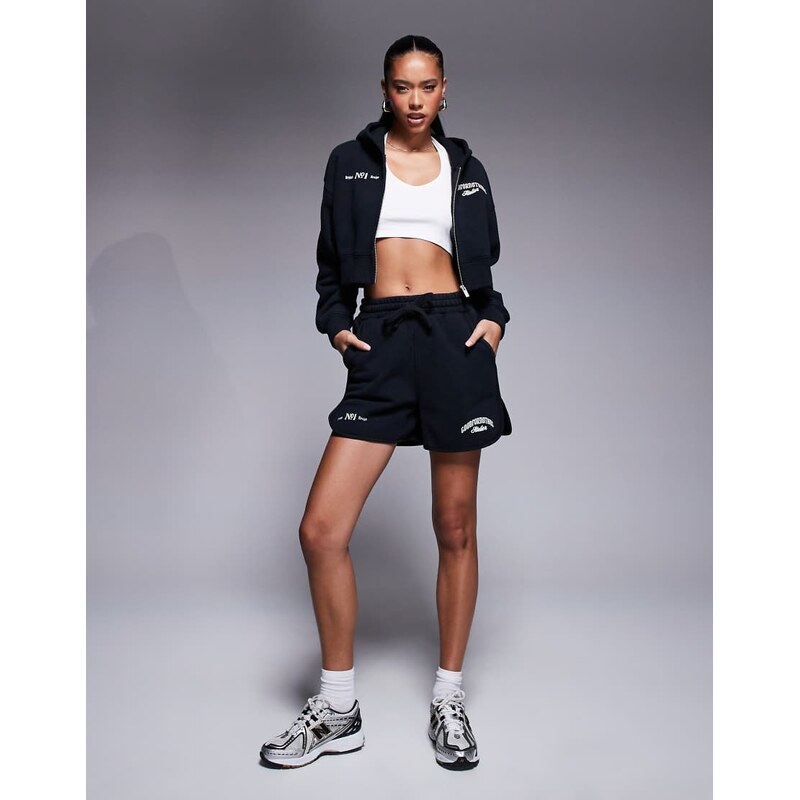 Good For Nothing co-ord sweat logo shorts in black 106911540