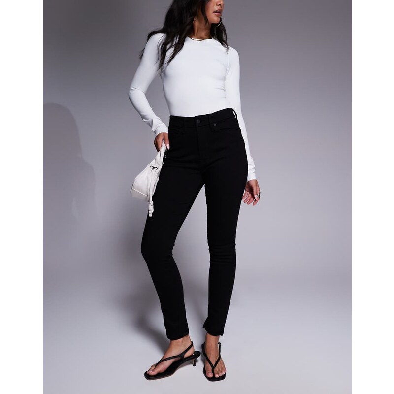 Good American good legs skinny jeans in black