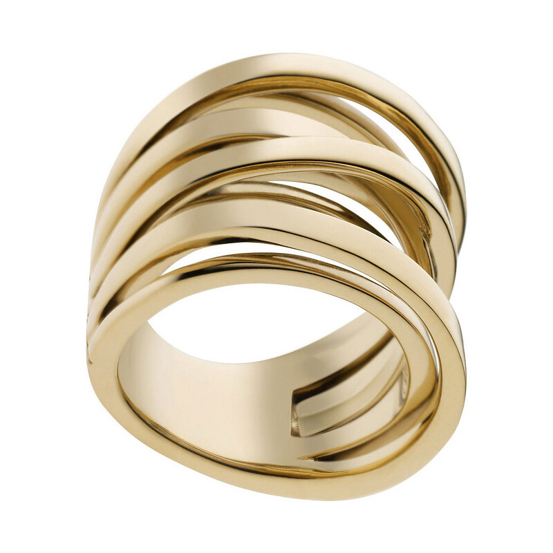 Michael Kors Pozlacený prsten MKJ2597710 56 mm