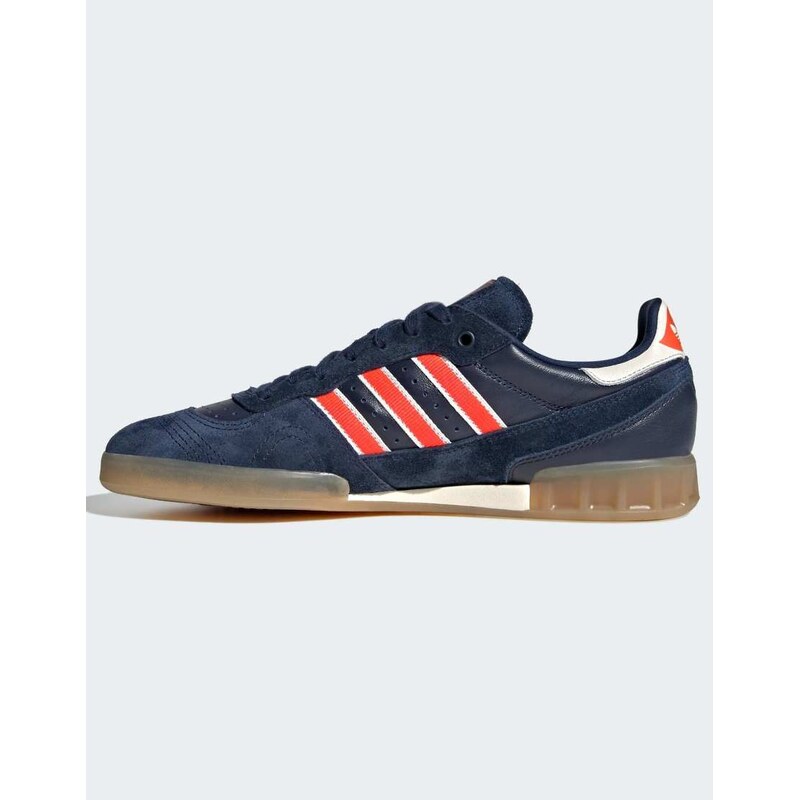 adidas Originals Handball trainers in navy and red-Purple