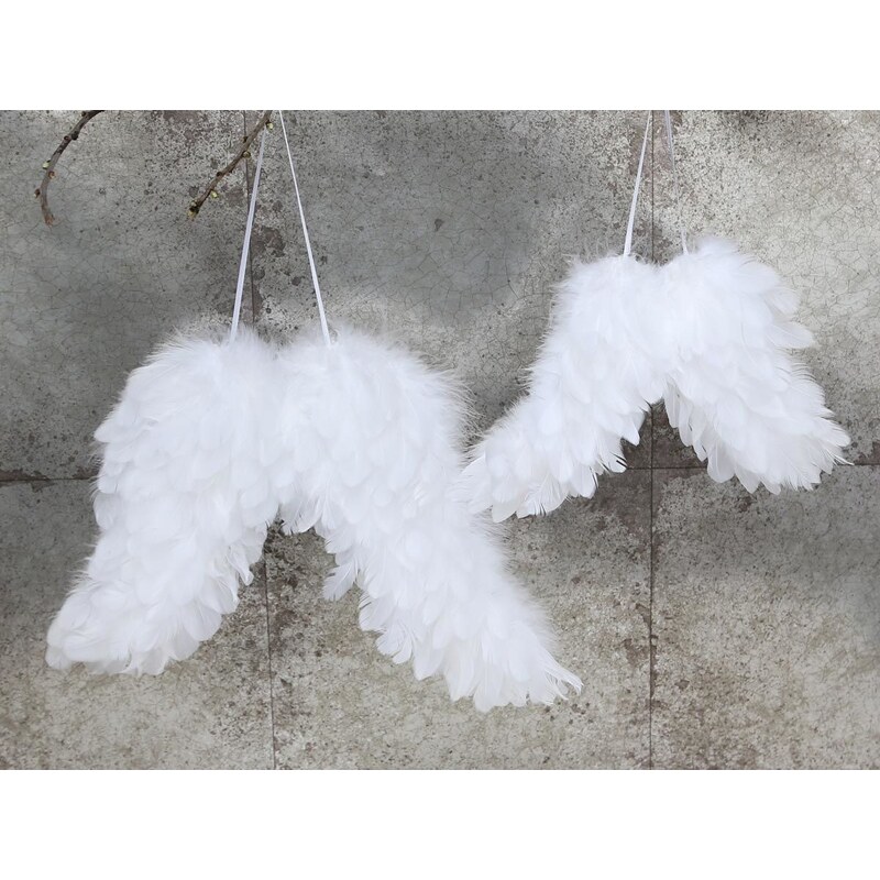 Chic Antique Andělská křídla white - menší 15cm