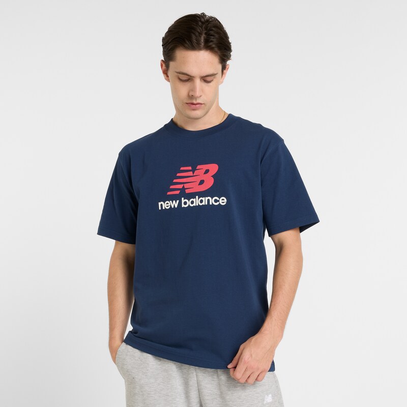 Pánské tričko New Balance MT51500NNY – tmavomodrá
