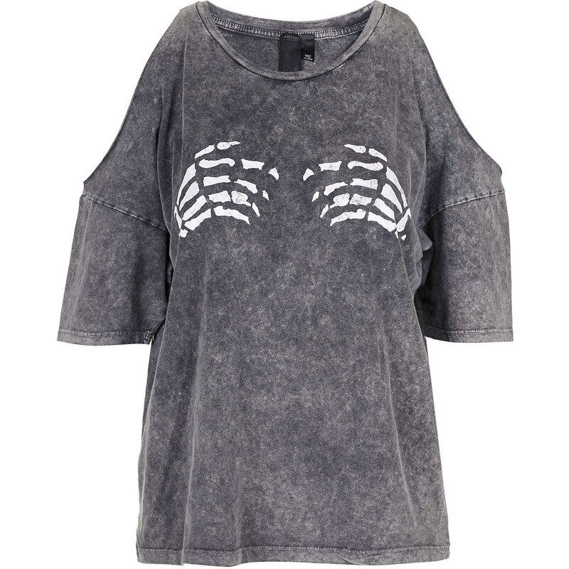 Topshop Misfits Cold Shoulder Tee by And Finally