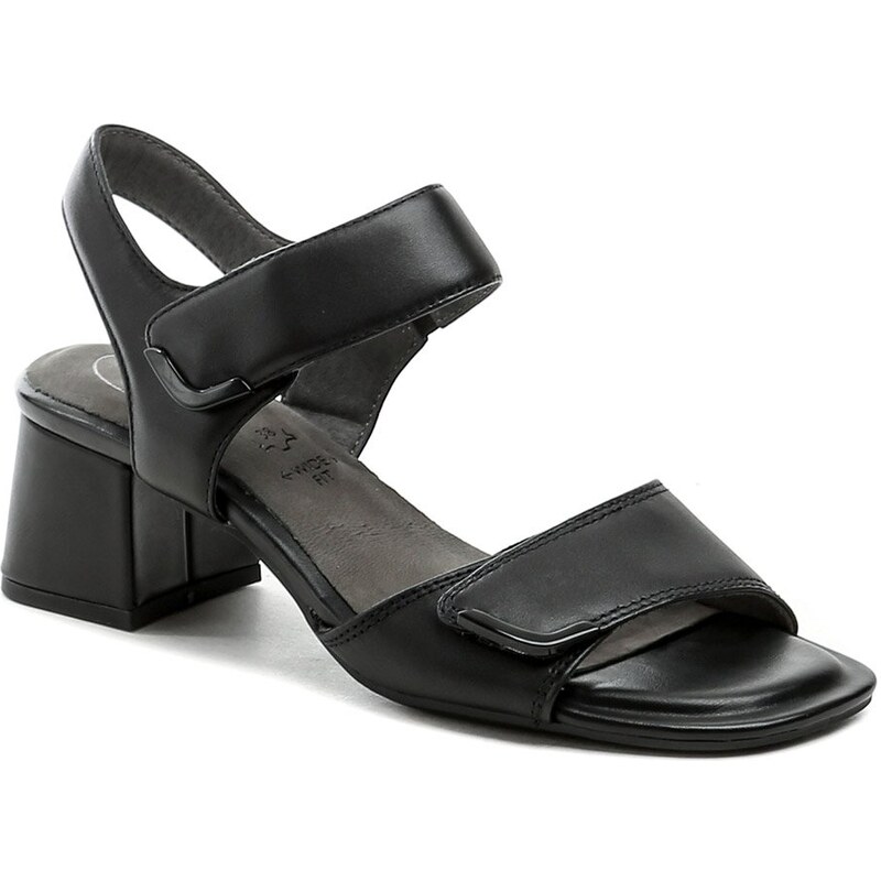 Tamaris Comfort 8-88317-44 černé dámské sandály na podpatku