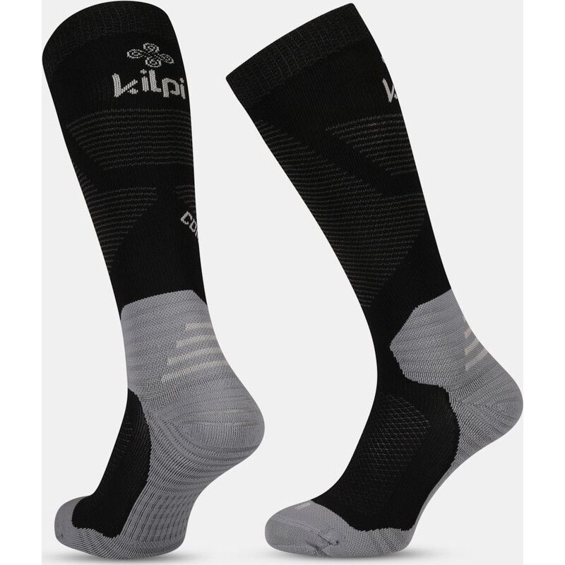 Unisex běžecké podkolenky KILPI Compress černé