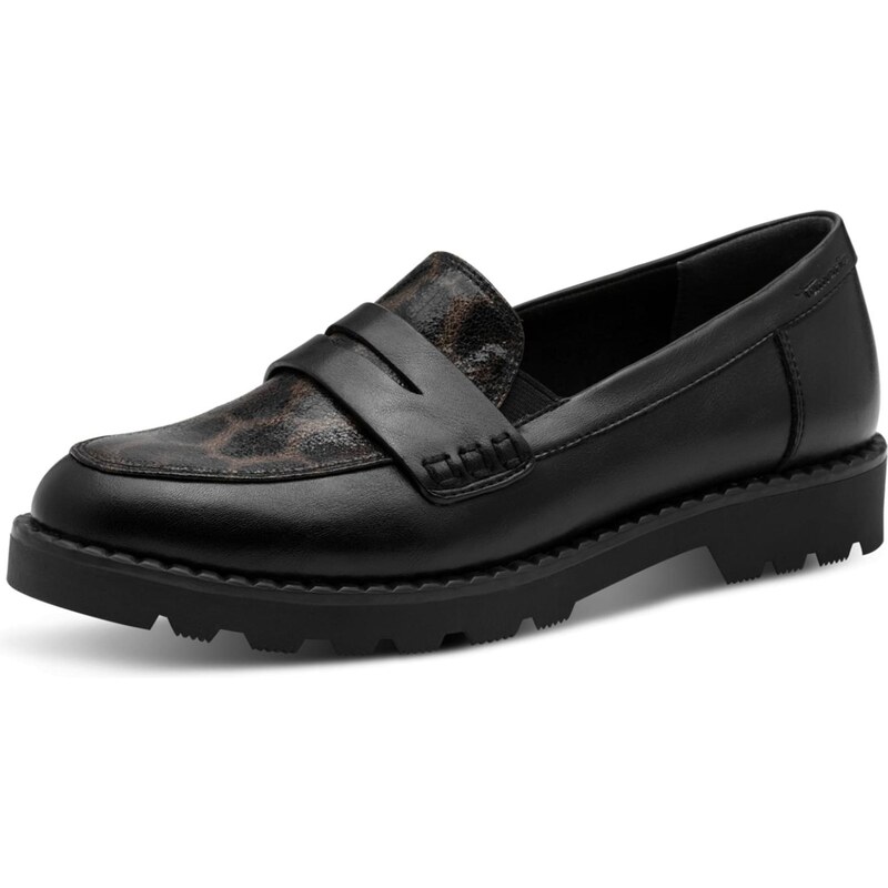 Tamaris Slipper hnědá / černá