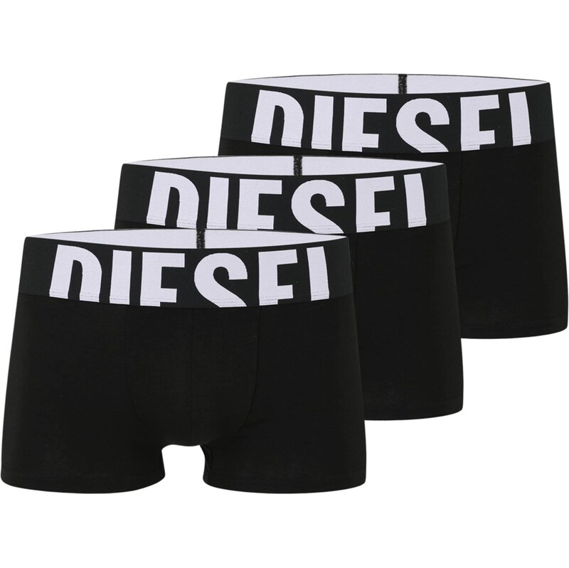 DIESEL Boxerky Damien černý melír / bílá