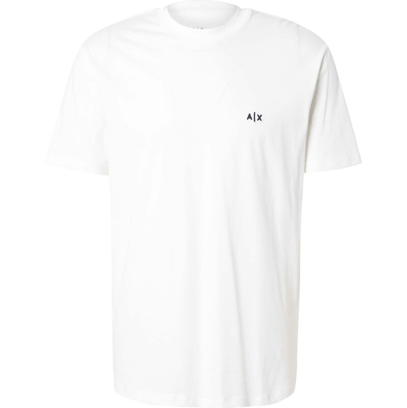 ARMANI EXCHANGE Tričko černá / offwhite
