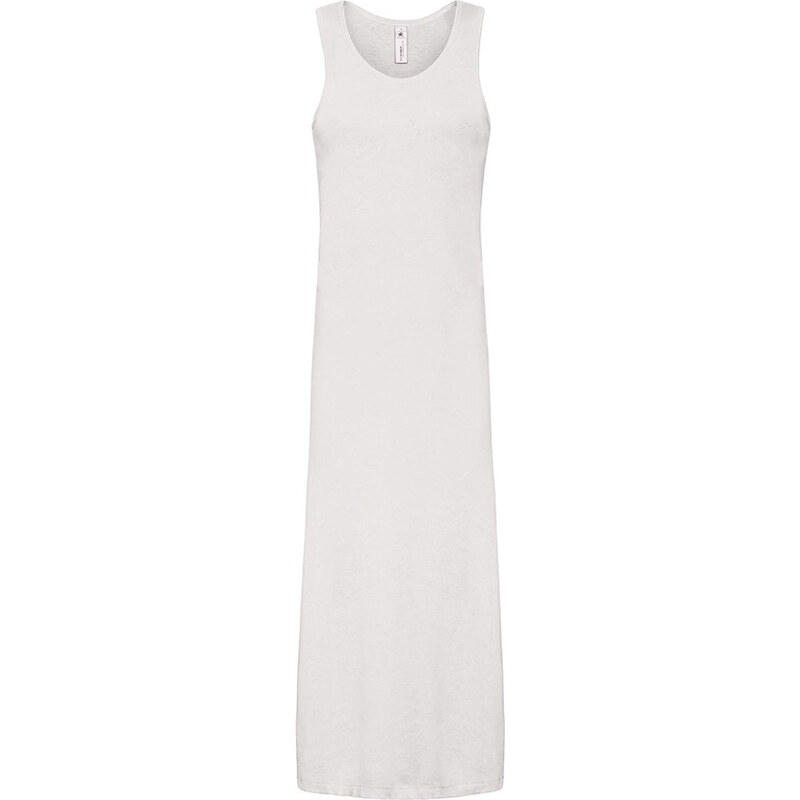 Dlouhé letní šaty - Bílá XL/2XL