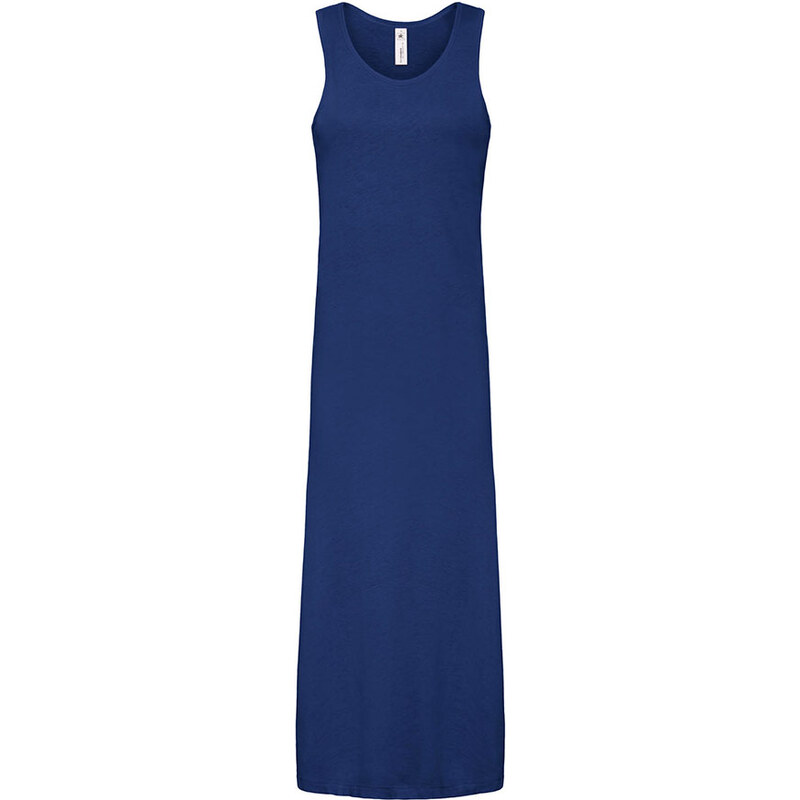 Dlouhé letní šaty - Pacifická modrá XS/S