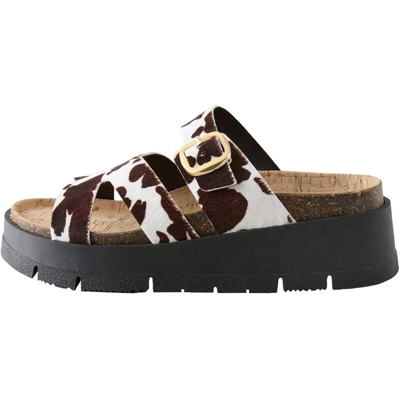 Next Pantofle Forever Comfort hnědá / bílá 114979676