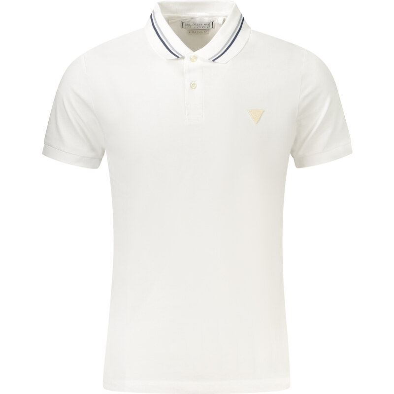 Bílé pánské polo triko GUESS JEANS