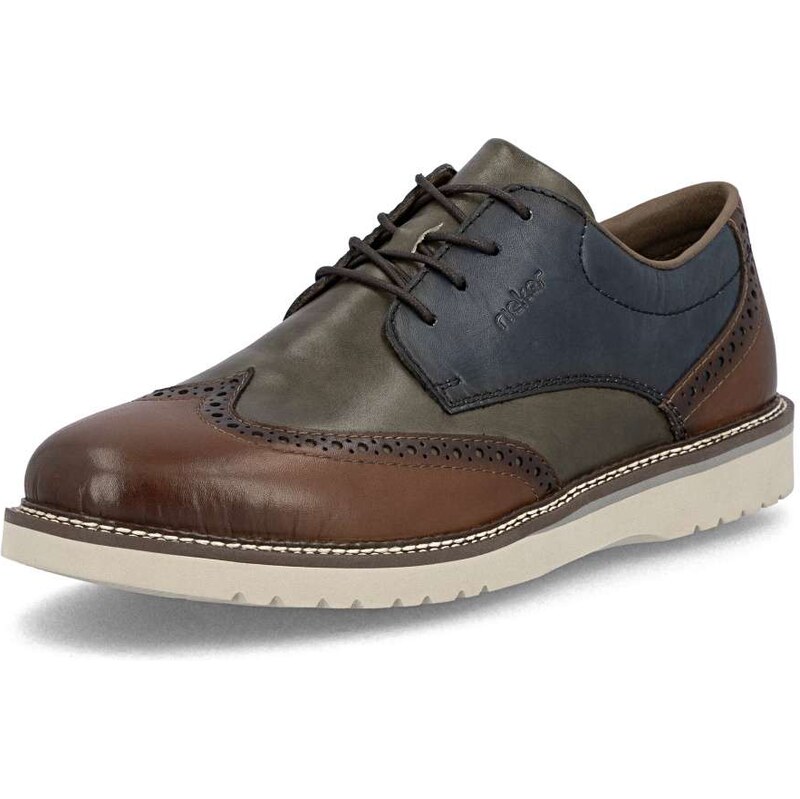 Pánské polobotky RIEKER 04504-90 hnědá