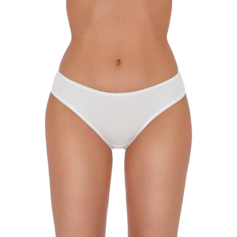 Brazilky Passion Basic Panties 002 - bílá