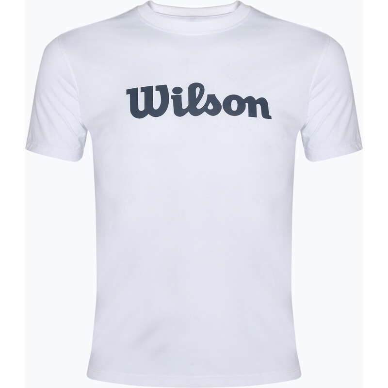 Pánské tenisové tričko Wilson Team Graphic bright white script