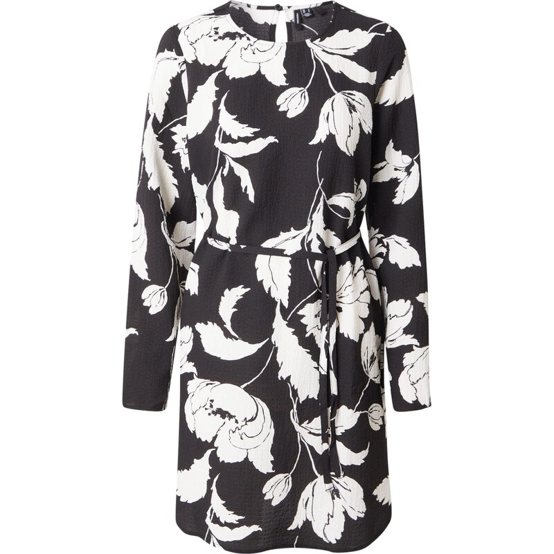 VERO MODA Šaty VMMACHA černá / bílá