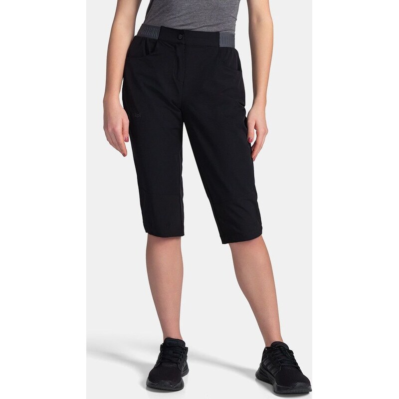 Dámské 3/4 outdoorové kalhoty KILPI Meedin černé 107035786