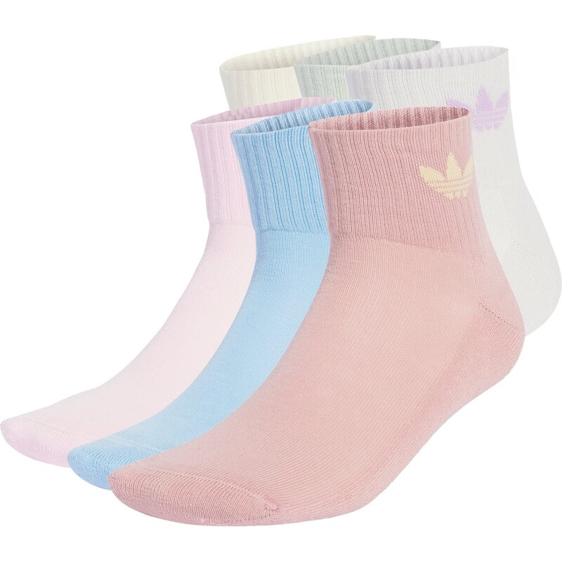 ADIDAS ORIGINALS Ponožky Mid Ankle 6 Pairs světle béžová /