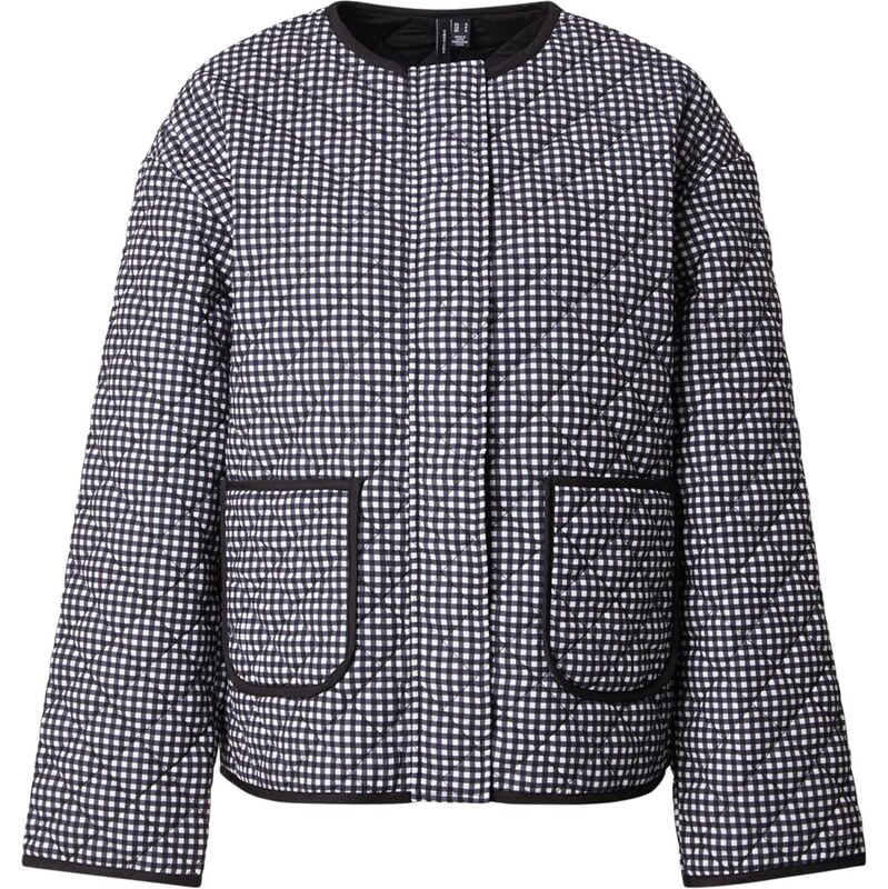 VERO MODA Přechodná bunda VMBIRTHE černá / bílá 107042240