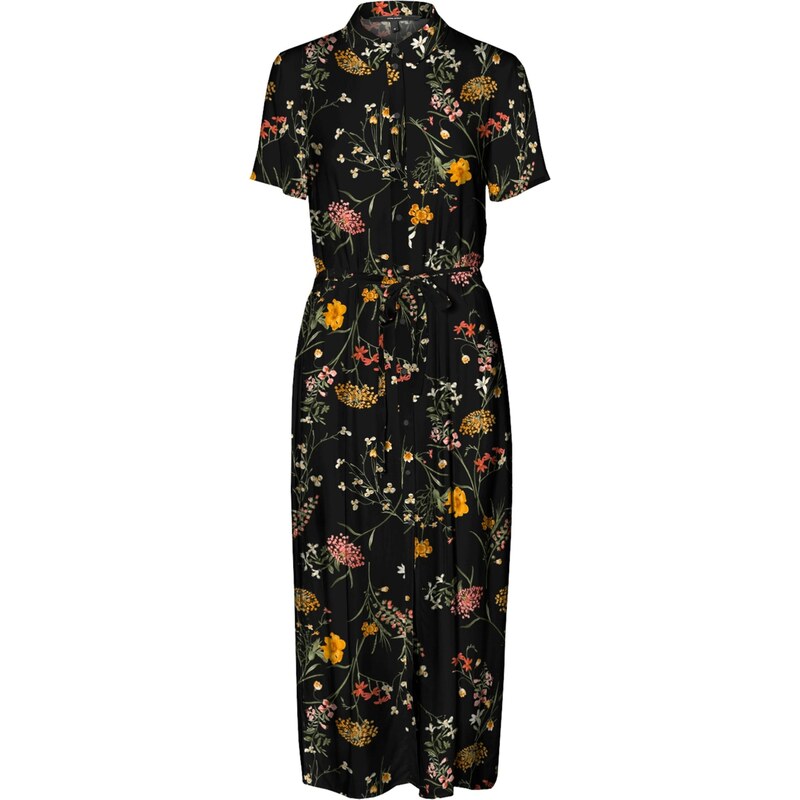 VERO MODA Košilové šaty VMEASY oranžová / růžová / černá / bílá
