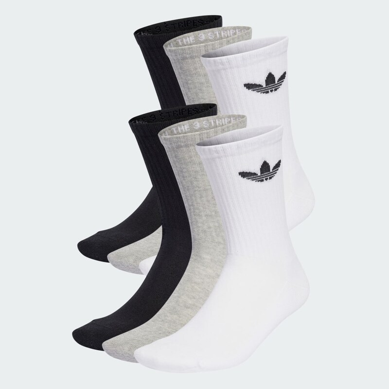 Adidas Ponožky Trefoil Cushion Crew –⁠ 6 párů