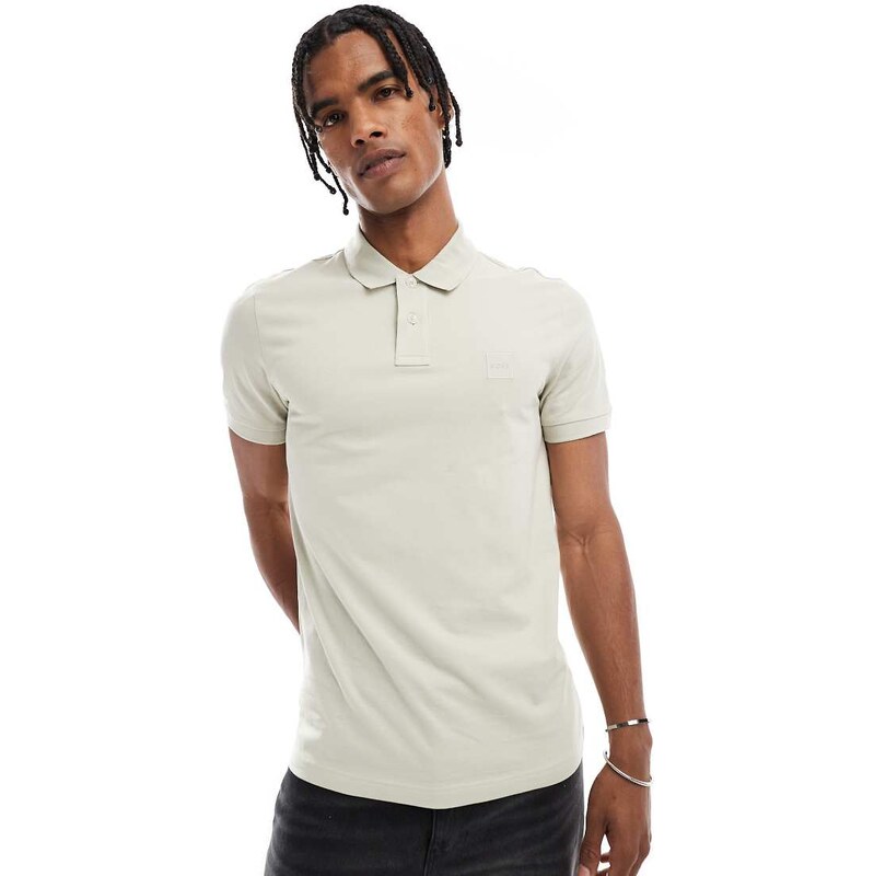 Boss Orange Passenger polo in light beige-Neutral