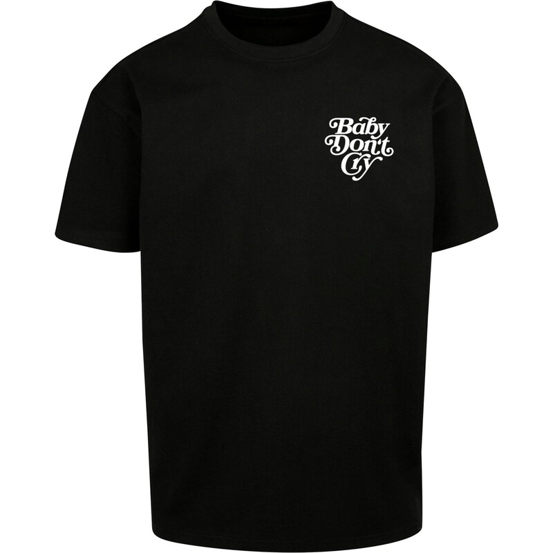 MT Upscale Tričko Baby Don´t Cry černá / bílá