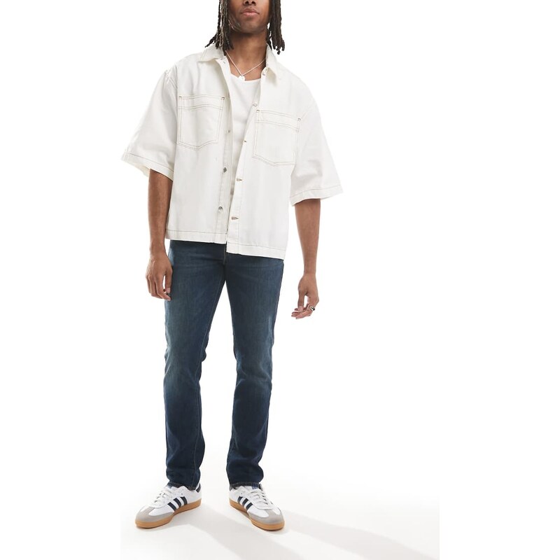 Levis 511 slim jeans in dark wash-Navy