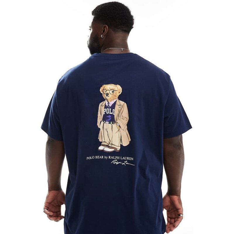 Polo Ralph Lauren Big & Tall heritage bear back print t-shirt