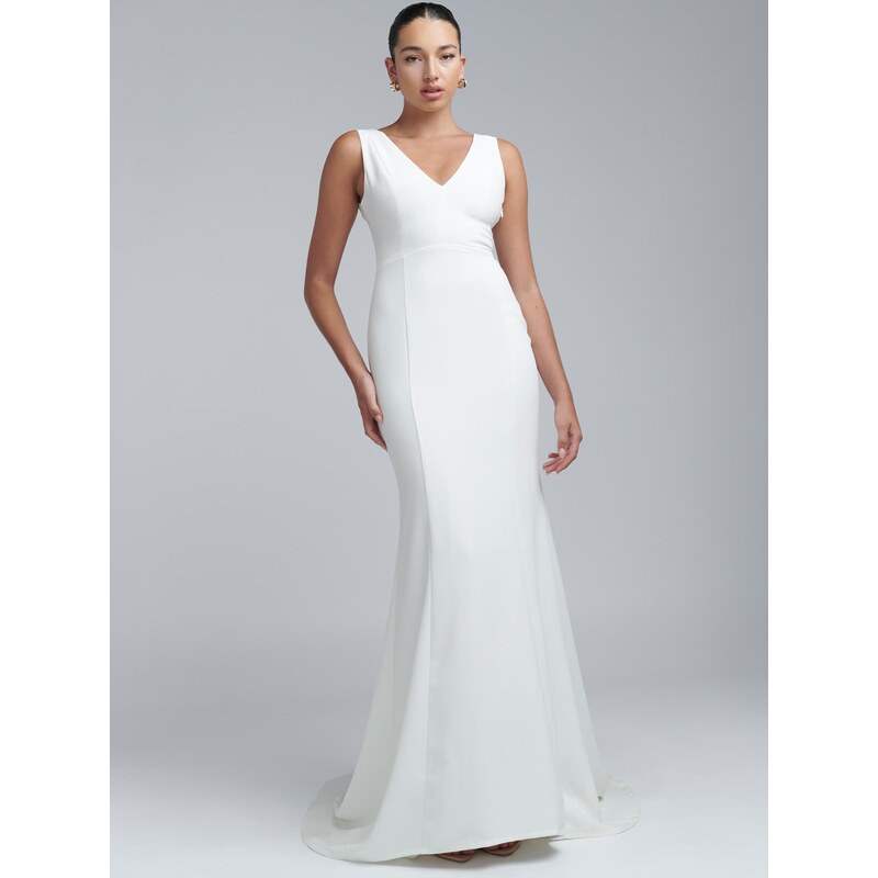 BWLDR Společenské šaty VIOLA GOWN bílá 108155491