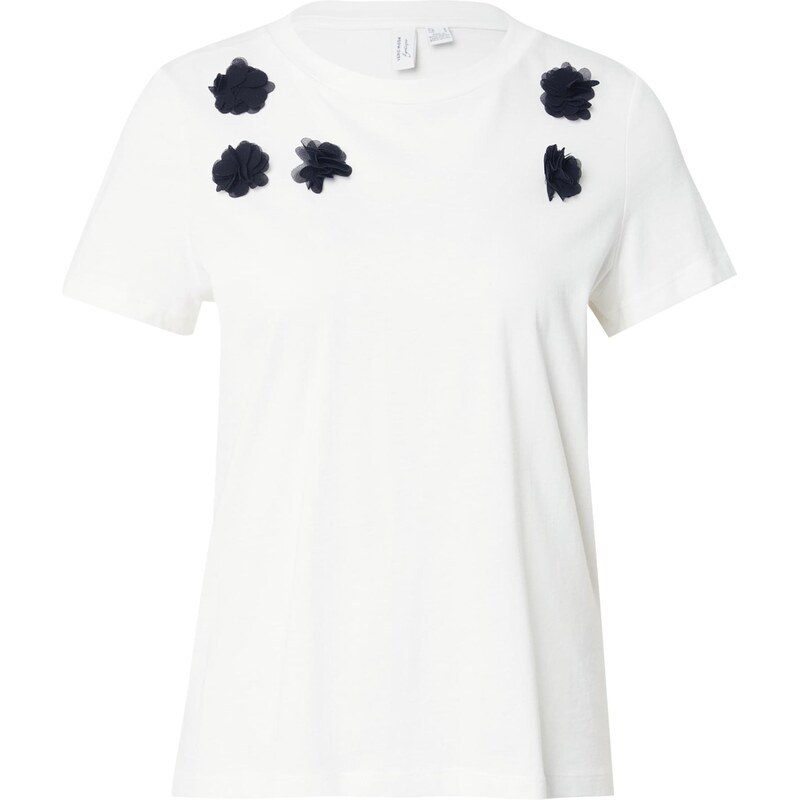VERO MODA Tričko VMFINETTE černá / bílá