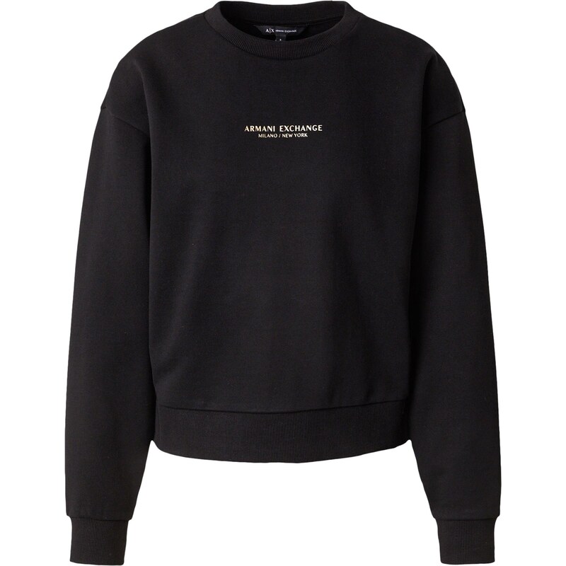 ARMANI EXCHANGE Mikina béžová / černá 107124745