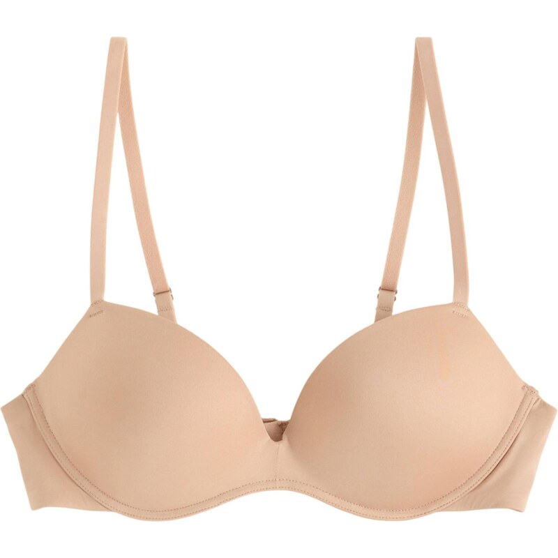 Lindex Podprsenka Wirefree béžová 107600629