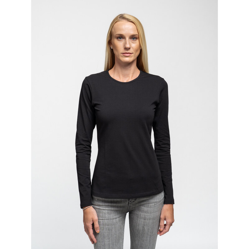 TallGuys Dámské dlouhé tričko | Dlouhý rukáv | Deep black 91395226