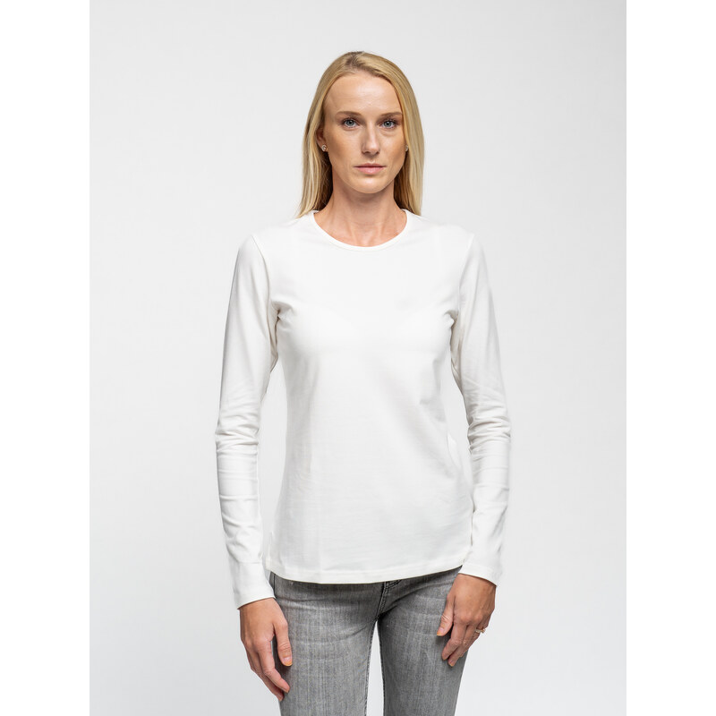 TallGuys Dámské dlouhé tričko | Dlouhý rukáv | Off-white | VÝPRODEJ 91395239