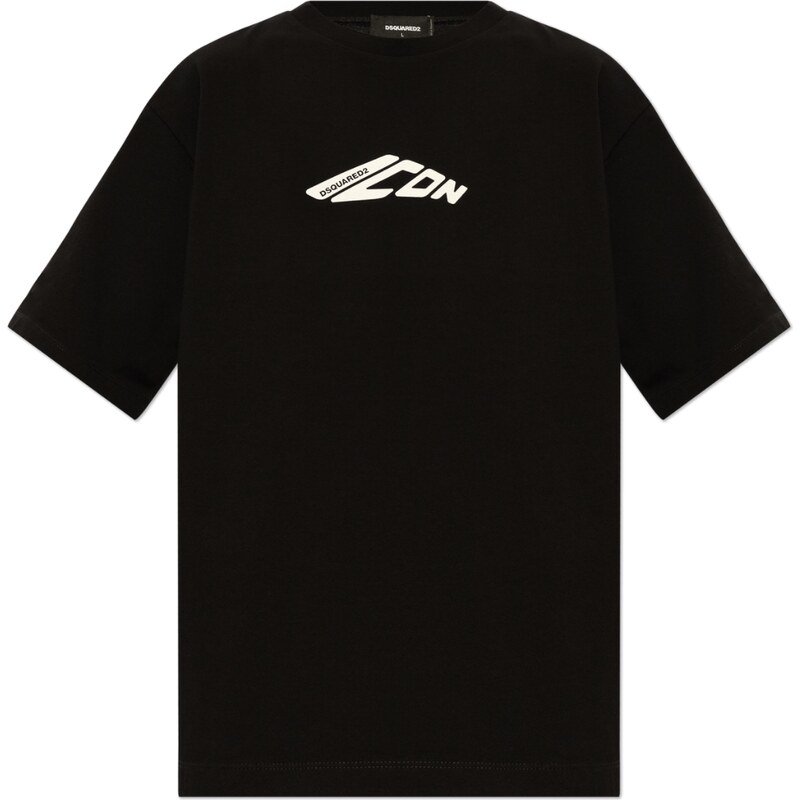 DSQUARED2 Logo Icon Black tričko