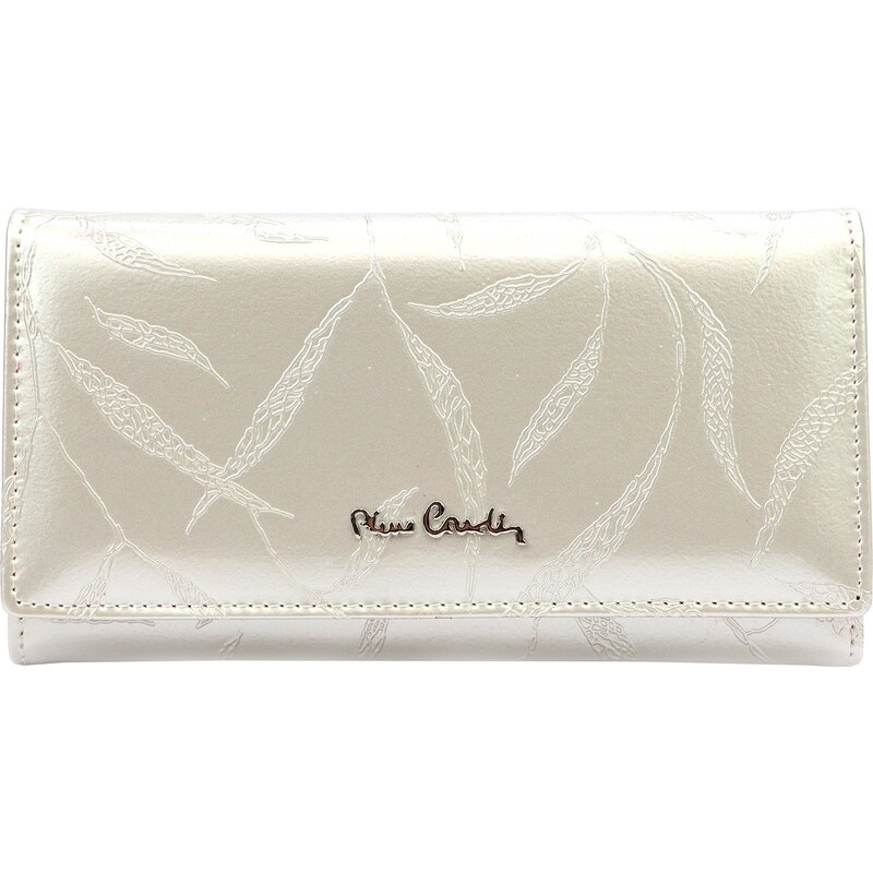 Dámská kožená peněženka Pierre Cardin 02 LEAF 114 krémová