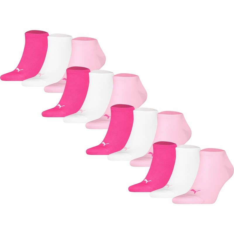PUMA Ponožky pink / růžová / bílá 109134209